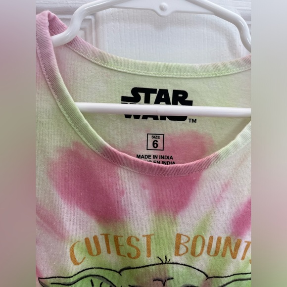 Girls Star Wars Baby Grogu Top, Size 6 NWT - Picture 4 of 7